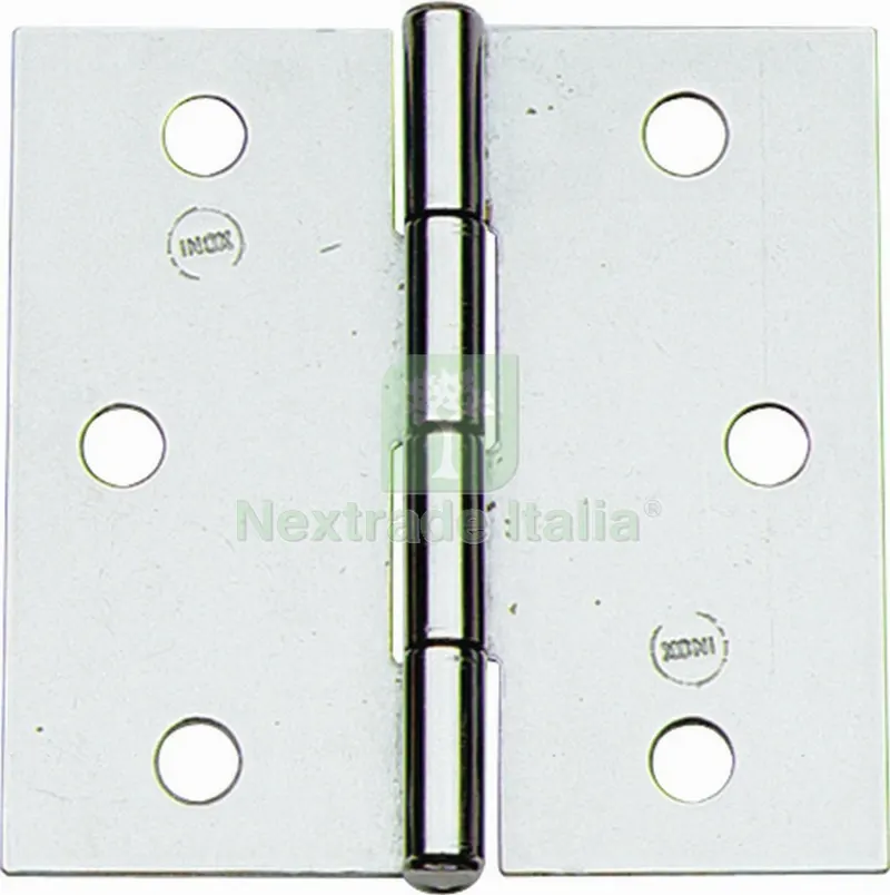 12PZ Cerniera Inox Quadra ART.121IN 1.1/4 MM.30 — Cerniere e cardini — rif. FERX.11442 12PZ Cerniera Inox Quadra ART.121IN 1.1/4 MM.30 — Cerniere e cardini — rif. FERX.11442