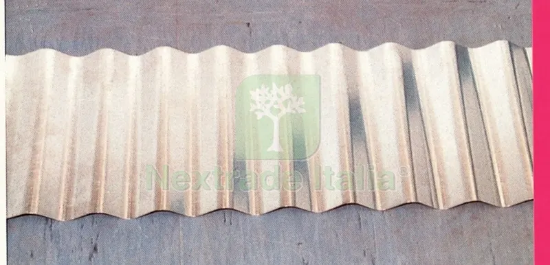 4KG Lamiera Zincata Ondulata Dimensioni Lastra CM 90X200 Spessore 0,25MM Peso 3,9KG — Lamiere, lastre e piastre — rif. FERX.11491 4KG Lamiera Zincata Ondulata Dimensioni Lastra CM 90X200 Spessore 0,25MM Peso 3,9KG — Lamiere, lastre e piastre — rif. FERX.11491