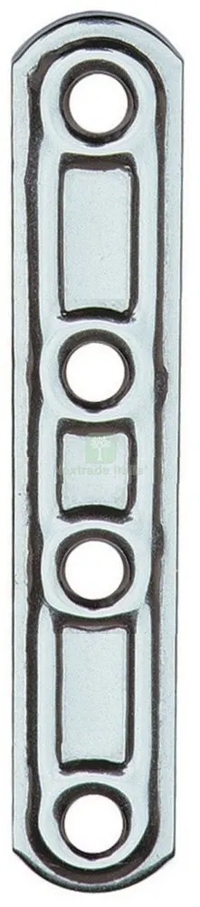 20PZ LASTRINA INOX DIRITTA A 4 FORI ART. 163IN LUNGHEZZA MM. 60 — Piastre e angolari — rif. FERX.11516 20PZ LASTRINA INOX DIRITTA A 4 FORI ART. 163IN LUNGHEZZA MM. 60 — Piastre e angolari — rif. FERX.11516