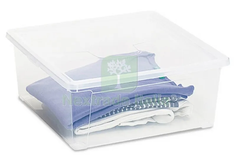 21PZ CONTENITORE CON COPERCHIO 40X40X16 CM — Casalinghi e organizzazione — rif. FERX.11520 21PZ CONTENITORE CON COPERCHIO 40X40X16 CM — Casalinghi e organizzazione — rif. FERX.11520