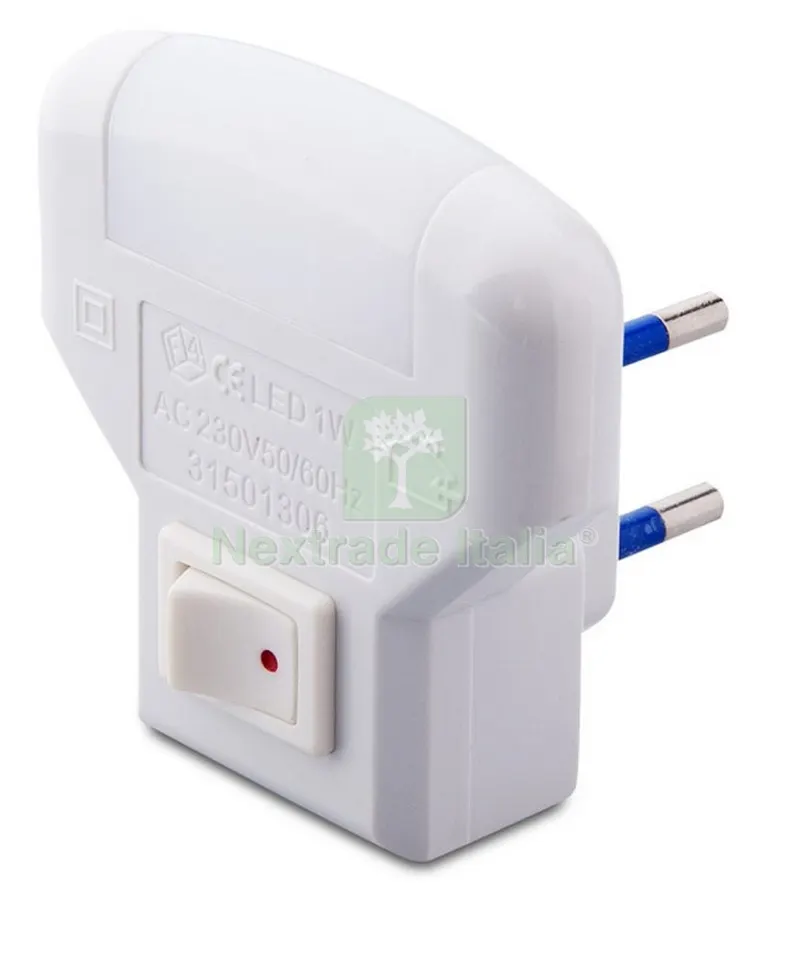 12PZ Luce Notturna LED con Interruttore — Interruttori e prese — rif. FERX.11531