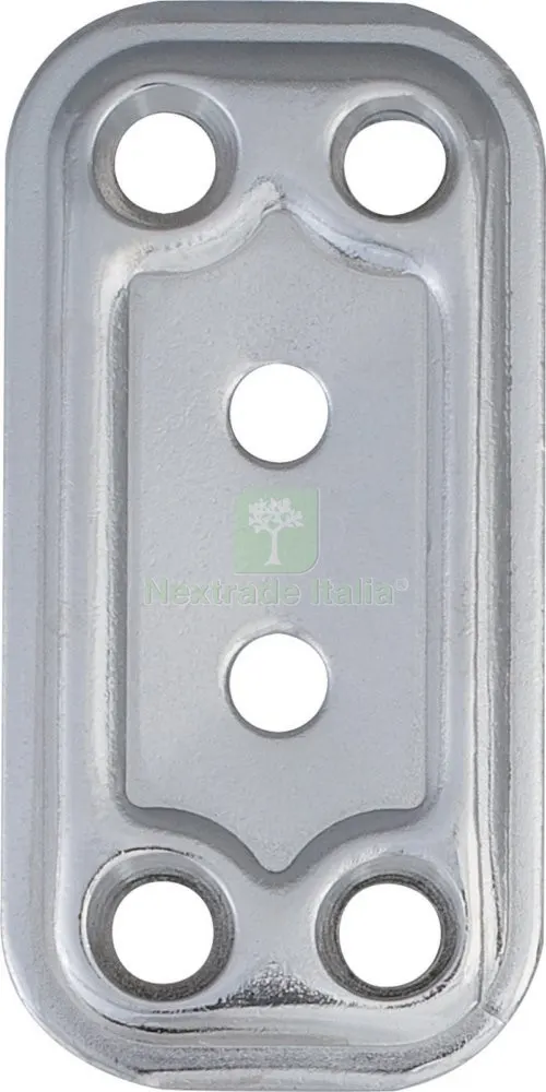 5PZ PIASTRA DIRITTA INOX ART.748 30X60 MM — Tasselli e ancoraggi — rif. FERX.11570 5PZ PIASTRA DIRITTA INOX ART.748 30X60 MM — Tasselli e ancoraggi — rif. FERX.11570