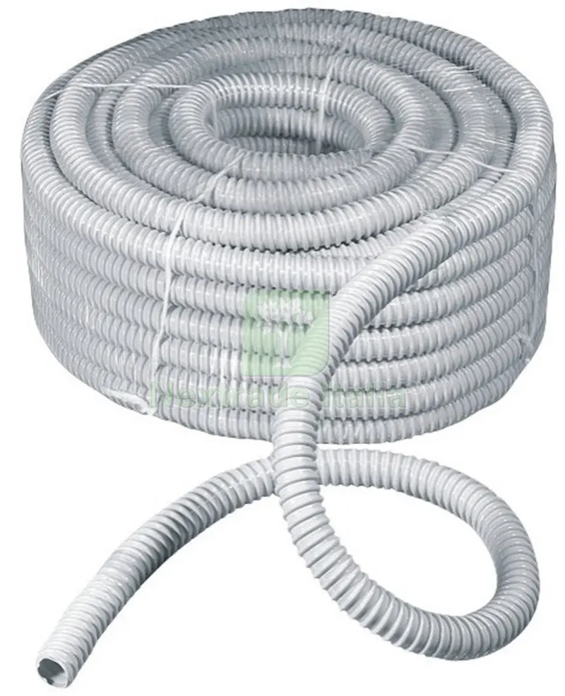 30MT Guaina Spiralata Flessibile Grigia Rotolo Diametro 16MM — Cavi e fili — rif. FERX.11670 30MT Guaina Spiralata Flessibile Grigia Rotolo Diametro 16MM — Cavi e fili — rif. FERX.11670
