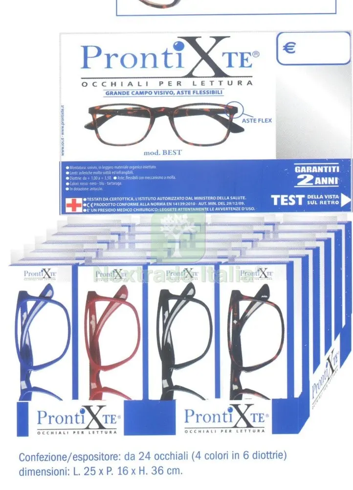 Espositore Pezzi 24 Occhiali Pronti x TE Best — Articoli per ufficio — rif. FERX.11711