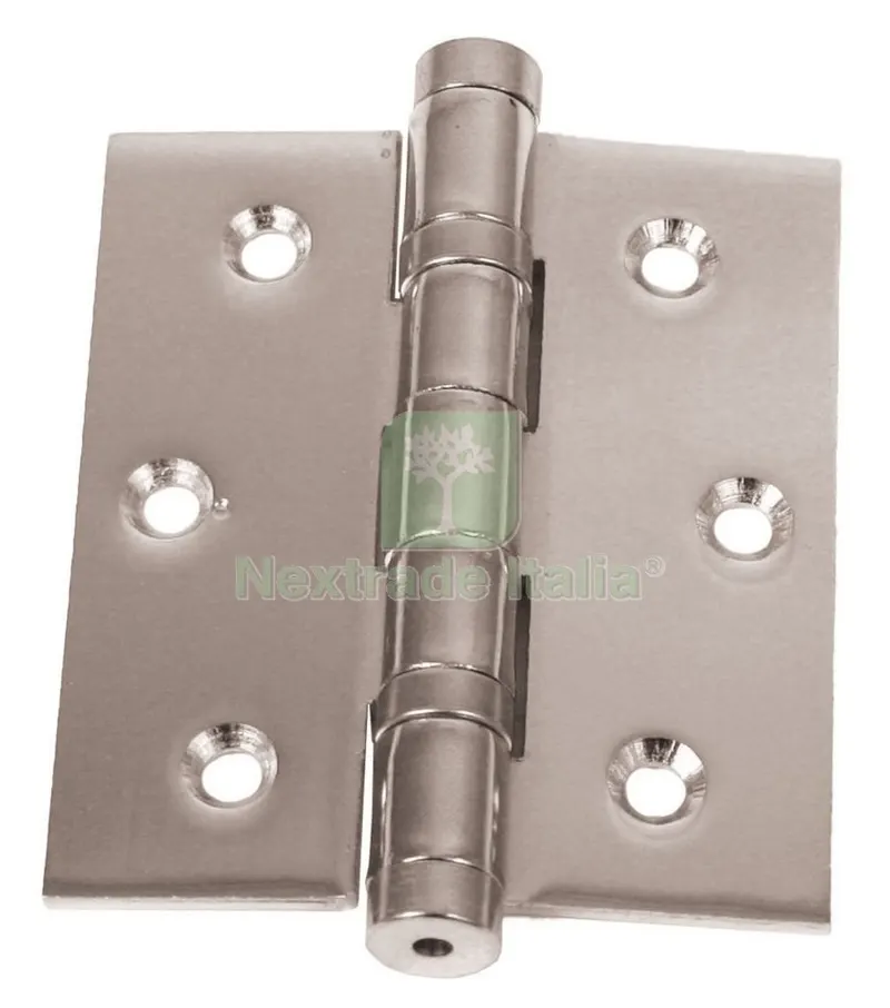2PZ CERNIERA CON CUSCINETTI POMOLI CILINDRICI 90x75 FINITURA CROMO — Serrature e cilindri — rif. FERX.11729