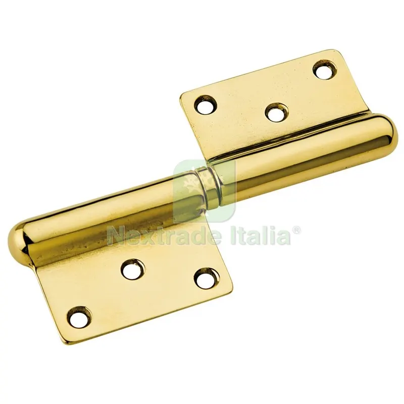 12PZ Cerniera Grossezza ART. 50 Ottone Lucido MM.120 Destra — Cerniere e cardini — rif. FERX.11897