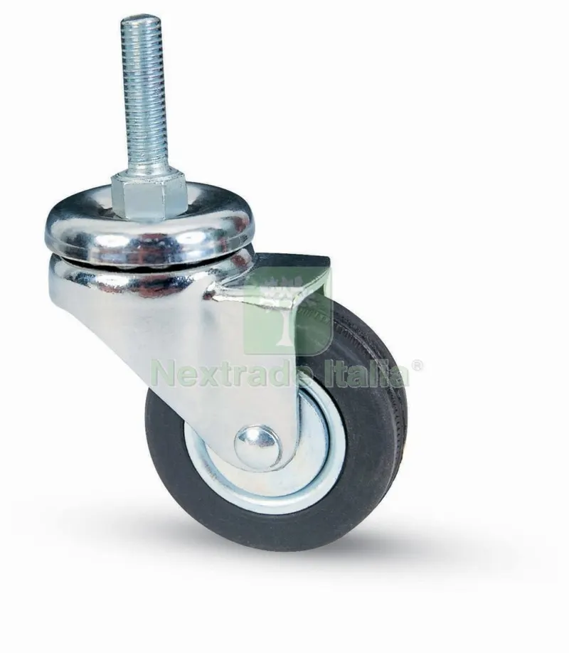 12PZ RUOTA CON CUSCINETTO X MOBILI ART. 150/B DIAMETRO 50 CON PERNO 10MA — Ferramenta per legno e mobili — rif. FERX.12034 12PZ RUOTA CON CUSCINETTO X MOBILI ART. 150/B DIAMETRO 50 CON PERNO 10MA — Ferramenta per legno e mobili — rif. FERX.12034