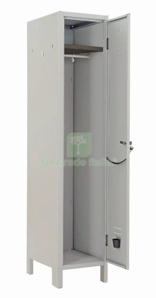 Armadio Spogliatoio 1 Posto Kit con Serratura Dimensioni CM 35X36X179 H Grigio — Serrature e cilindri — rif. FERX.12113 Armadio Spogliatoio 1 Posto Kit con Serratura Dimensioni CM 35X36X179 H Grigio — Serrature e cilindri — rif. FERX.12113