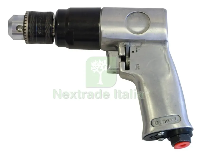 TRAPANO PNEUMATICO ATTACCO ARIA 1/4 MANDRINO 10MM REVERSIBILE — Punte, frese e dischi — rif. FERX.12197 TRAPANO PNEUMATICO ATTACCO ARIA 1/4 MANDRINO 10MM REVERSIBILE — Punte, frese e dischi — rif. FERX.12197