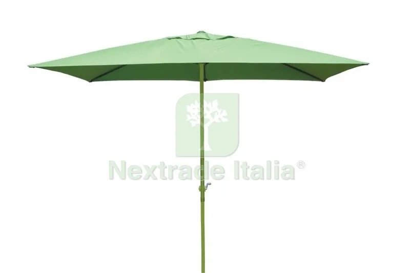 Ombrellone Alluminio CM.200X300 Verde — Tempo libero outdoor — rif. FERX.12407 Ombrellone Alluminio CM.200X300 Verde — Tempo libero outdoor — rif. FERX.12407