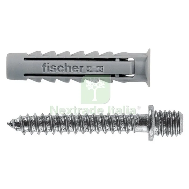100PZ FISCHER TASSELLO PER COLLARE SX PLUS 6 DV — Tasselli e ancoraggi — rif. FERX.12438 100PZ FISCHER TASSELLO PER COLLARE SX PLUS 6 DV — Tasselli e ancoraggi — rif. FERX.12438