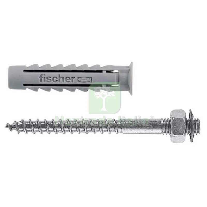 50PZ FISCHER TASSELLO PER COLLARE SX PLUS 8 DV — Tasselli e ancoraggi — rif. FERX.12439 50PZ FISCHER TASSELLO PER COLLARE SX PLUS 8 DV — Tasselli e ancoraggi — rif. FERX.12439