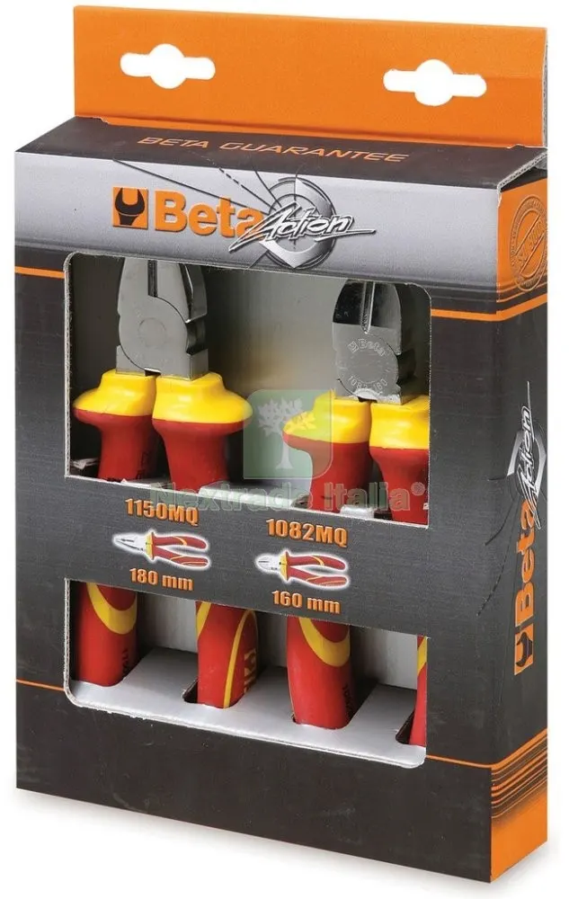 Beta ART. 1169 MQ/D2 Assortimento PINZA+TRONCHESE con Isolamento — Pinze e tronchesi — rif. FERX.12441 Beta ART. 1169 MQ/D2 Assortimento PINZA+TRONCHESE con Isolamento — Pinze e tronchesi — rif. FERX.12441