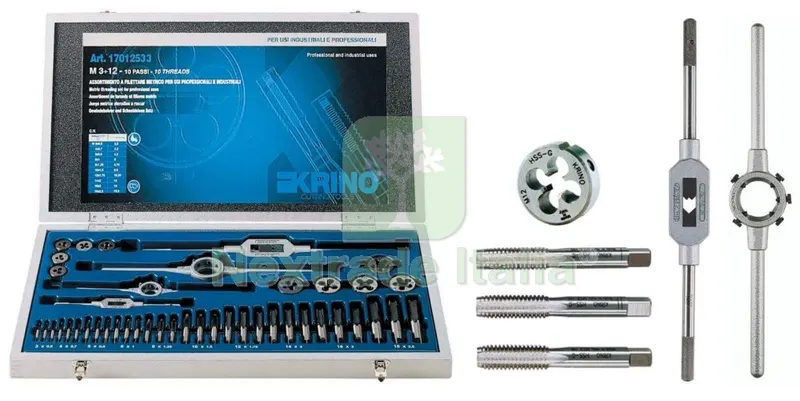 ASSORTIMENTO PER FILETTARE RIF.73790 — Misurazione e taglio manuale — rif. FERX.12542
