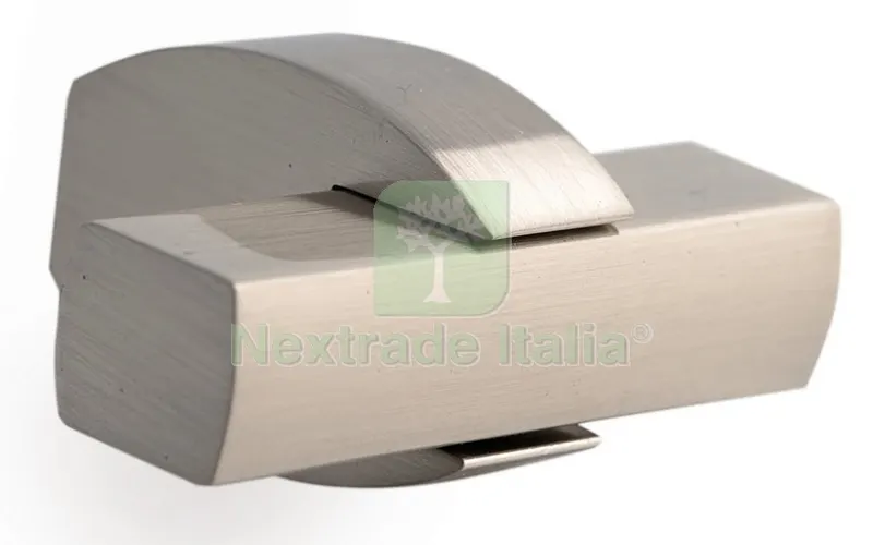 10PZ Pomolo Bivalente ART. 155 Finitura Nikel Satinato Dimensioni MM 10X40 — Maniglie e pomelli — rif. FERX.12582
