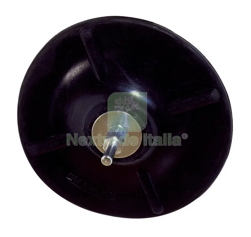 POGGI ART. 338.00 PLATORELLO IN GOMMA MM.125 — Punte, frese e dischi — rif. FERX.12773
