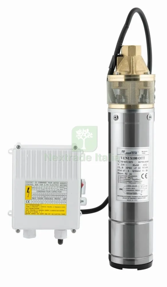 ELETTROPOMPA SOMMERSA 1,0 HP VENUS 100/OTT — Pompe — rif. FERX.12802
