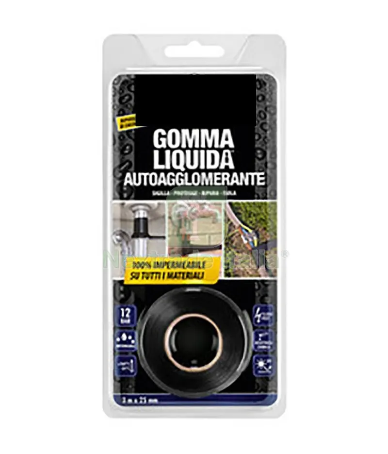 6PZ Bostik Gomma Liquida Nastro Autoagglomerante MM.25X3M — Cavi e fili — rif. FERX.12807