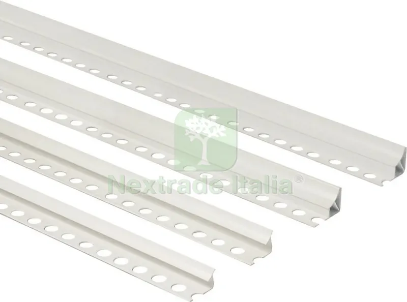 10PZ SGUSCIO PVC ORIZZONTALE BIANCO MM.8 X CM.260 — Utensili muratura — rif. FERX.12934 10PZ SGUSCIO PVC ORIZZONTALE BIANCO MM.8 X CM.260 — Utensili muratura — rif. FERX.12934