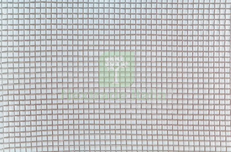 30KG Tela Quadra in Acciao Zincato Foro 3X3 MM Altezza H 80 CM Filo 0,8MM — Viti — rif. FERX.12970
