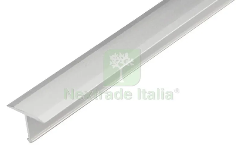 Giunto Alluminio T MM.20 x Pavimenti CM.270 Argento — Tubi e raccordi — rif. FERX.12971 Giunto Alluminio T MM.20 x Pavimenti CM.270 Argento — Tubi e raccordi — rif. FERX.12971