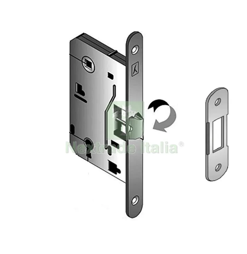 5PZ Patent B.SOFT 8/90 Scrocco Centrale BT Entrata 50 Finitura Cromato Opaco — Serrature e cilindri — rif. FERX.12996 — foto 3 5PZ Patent B.SOFT 8/90 Scrocco Centrale BT Entrata 50 Finitura Cromato Opaco — Serrature e cilindri — rif. FERX.12996 — foto 3