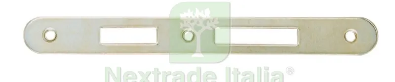 20PZ PATENT CONTROPIASTRA 200 GACCIA 8X70 GRIGIO T LISCIO — Serrature e cilindri — rif. FERX.1301