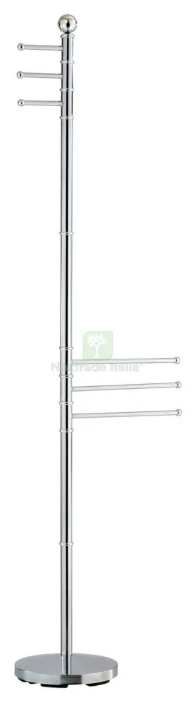 Piantana da Bagno Alta MOD.MARS Cromo ALTEZZA.176cm — Accessori bagno — rif. FERX.13108 Piantana da Bagno Alta MOD.MARS Cromo ALTEZZA.176cm — Accessori bagno — rif. FERX.13108