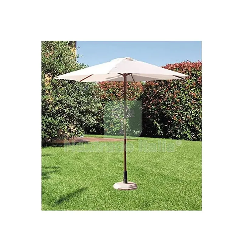 Ombrellone in Legno Tondo CM.250-6-38 Bianco — Tempo libero outdoor — rif. FERX.13115