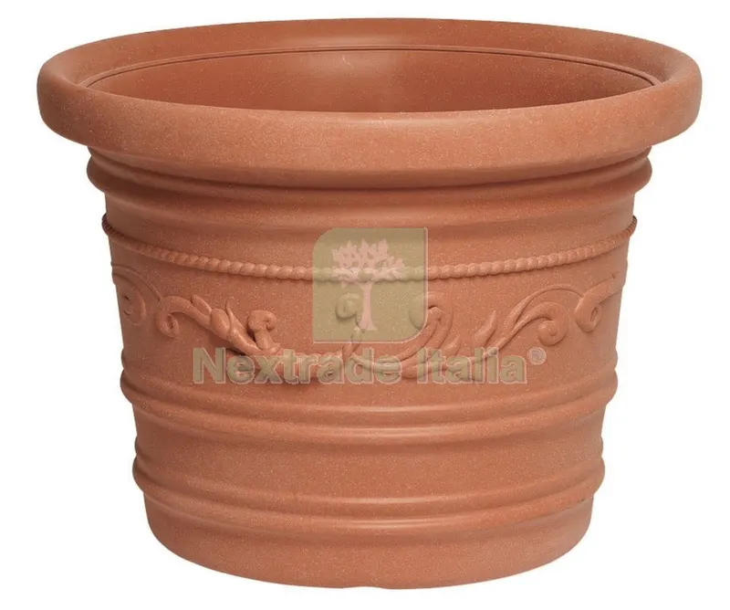 VASO PLASTICA FESTONATO D 50XH38 CM PRESTIGE — Vasi e fioriere — rif. FERX.13227 VASO PLASTICA FESTONATO D 50XH38 CM PRESTIGE — Vasi e fioriere — rif. FERX.13227