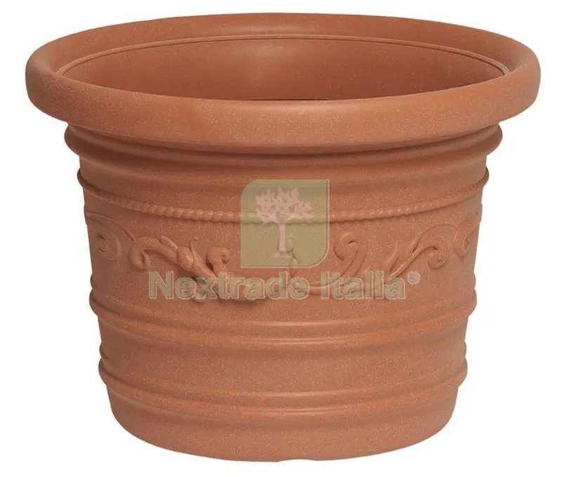 VASO PLASTICA FESTONATO D 60XH44 CM PRESTIGE — Vasi e fioriere — rif. FERX.13229 VASO PLASTICA FESTONATO D 60XH44 CM PRESTIGE — Vasi e fioriere — rif. FERX.13229