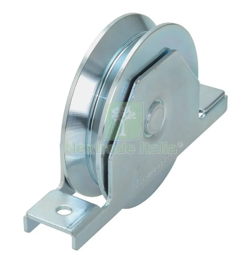 4PZ Ruote x Cancello Gola Y Supporto Chiusura 2 Cuscinetti MM.140 — Maniglie e pomelli — rif. FERX.13238