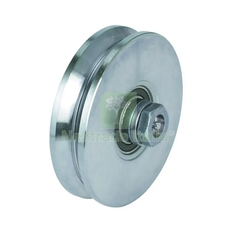 2PZ RUOTE X CANCELLO GOLA Y 2 CUSCINETTO INGRASSATO MM.160 — Ferramenta porte e finestre — rif. FERX.13240 2PZ RUOTE X CANCELLO GOLA Y 2 CUSCINETTO INGRASSATO MM.160 — Ferramenta porte e finestre — rif. FERX.13240