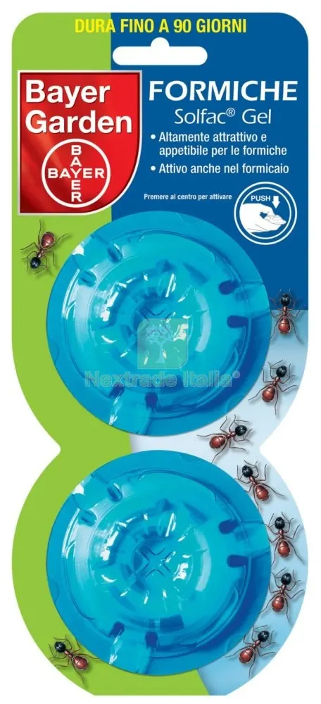 12BLISTER Bayer SBM Forminix GEL Trappole Formiche 2 PZ — Attrezzi da giardino — rif. FERX.13275