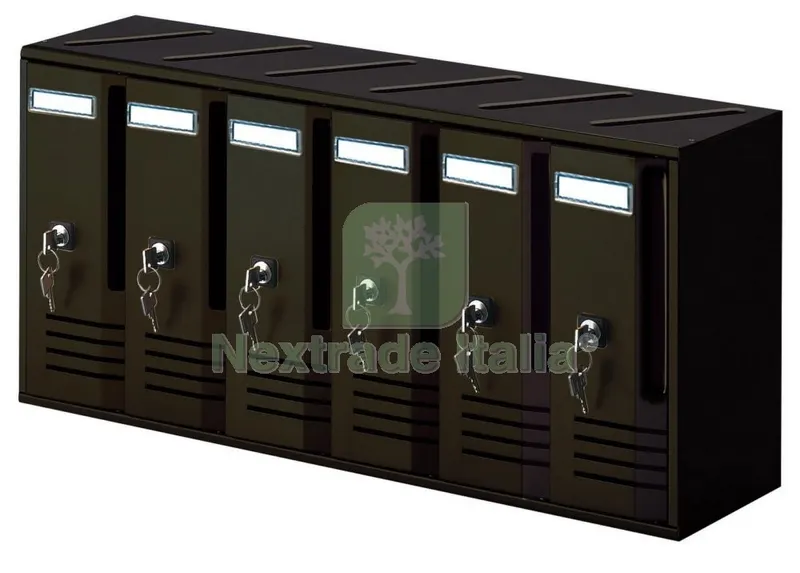 ALUBOX CASSETTA POSTALE A 6 POSTI GHISA ART. C6 — Casalinghi e organizzazione — rif. FERX.13382 ALUBOX CASSETTA POSTALE A 6 POSTI GHISA ART. C6 — Casalinghi e organizzazione — rif. FERX.13382