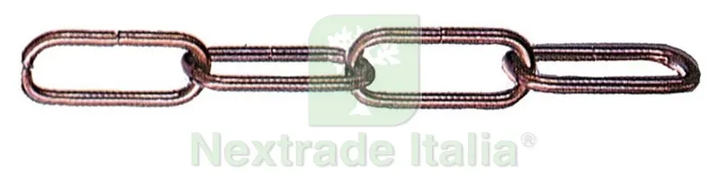 PL Catena Lampadario Filo Tondo Nikel. MM.3,8(CM.50) — Illuminazione — rif. FERX.13399 PL Catena Lampadario Filo Tondo Nikel. MM.3,8(CM.50) — Illuminazione — rif. FERX.13399