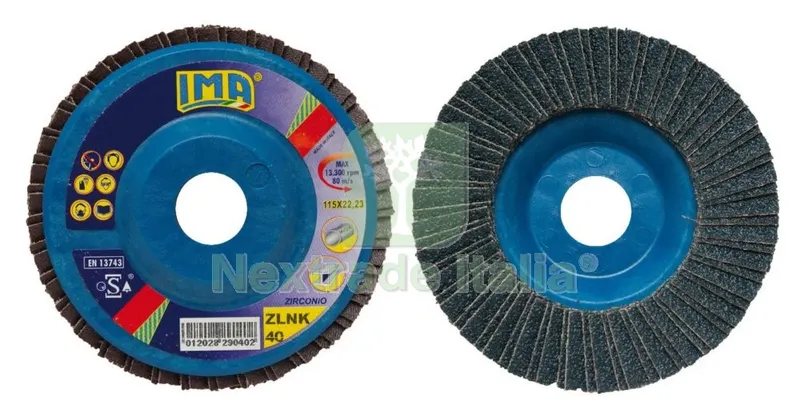 10PZ IMA DISCO ZIRCONIO A LAMELLE MM.115 GR. 40 — Punte, frese e dischi — rif. FERX.13446
