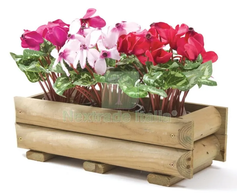FIORIERA PORTACASSETTA IN PINO IMPREGNATO CM.60(INT)/70(EST) — Recinzioni in legno — rif. FERX.13840 FIORIERA PORTACASSETTA IN PINO IMPREGNATO CM.60(INT)/70(EST) — Recinzioni in legno — rif. FERX.13840