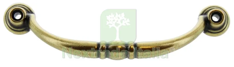 25PZ Maniglia per Vassoi in Zama ART. 15131.112MM.112X35 Finitura Oro Valenza — Maniglie e pomelli — rif. FERX.13972