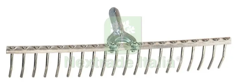 5PZ RASTRELLO ALLUMINIO A 20 DENTI TONDI — Attrezzi da giardino — rif. FERX.14014 5PZ RASTRELLO ALLUMINIO A 20 DENTI TONDI — Attrezzi da giardino — rif. FERX.14014