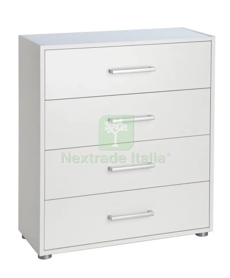 Kit Cassettone 4CASSETTI CM 70X30X80H Bianco — Arredo — rif. FERX.14068