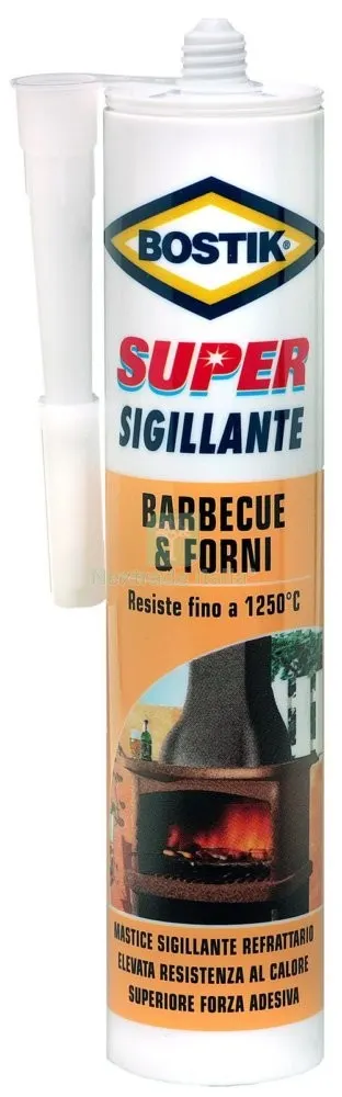 12PZ Bostik "barbecue & Forni" Cartuccia GR.530 — Tempo libero outdoor — rif. FERX.14190 12PZ Bostik "barbecue & Forni" Cartuccia GR.530 — Tempo libero outdoor — rif. FERX.14190