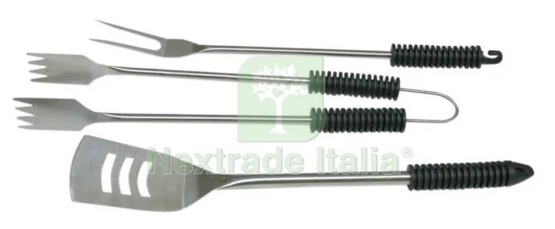 Set 3 Pezzi Manico Plastica per Barbecue — Tempo libero outdoor — rif. FERX.14205
