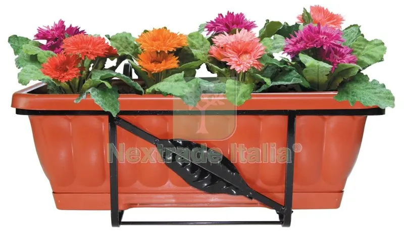 6PZ Set Balconi Fioriti Rettangolare 50 CM — Casalinghi e organizzazione — rif. FERX.14261