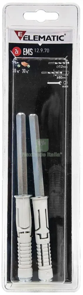 10CF ELEMATIC BLISTER REGGIMENSOLA EMS 12X9X100 2 PZ — Ferramenta per legno e mobili — rif. FERX.14303 10CF ELEMATIC BLISTER REGGIMENSOLA EMS 12X9X100 2 PZ — Ferramenta per legno e mobili — rif. FERX.14303
