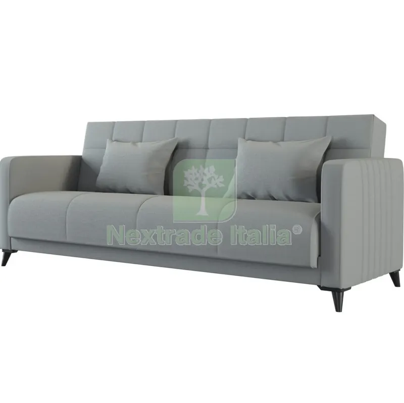 Divano Prontoletto Iris EX Dublin 3STR Grigio Chiaro — Arredo — rif. FERX.14351 Divano Prontoletto Iris EX Dublin 3STR Grigio Chiaro — Arredo — rif. FERX.14351