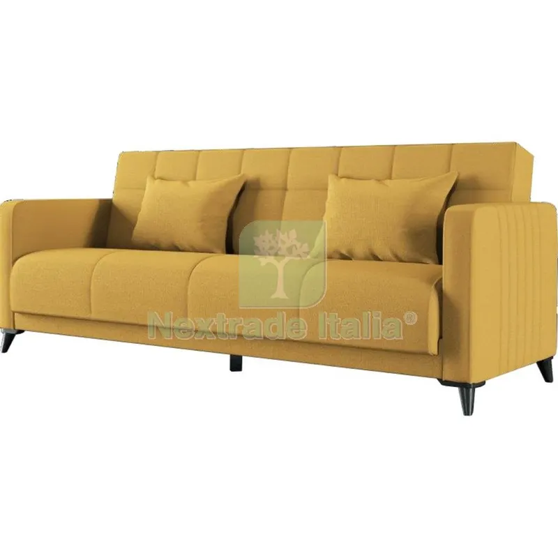 Divano Prontoletto Iris EX Dublin 3STR Mostarda — Arredo — rif. FERX.14356 Divano Prontoletto Iris EX Dublin 3STR Mostarda — Arredo — rif. FERX.14356