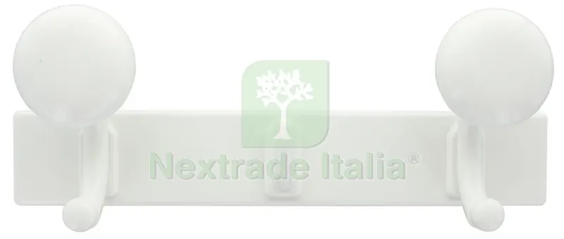 Appendiabiti Ball 3 Posti Bianco (EX 0902.33) — Casalinghi e organizzazione — rif. FERX.14362