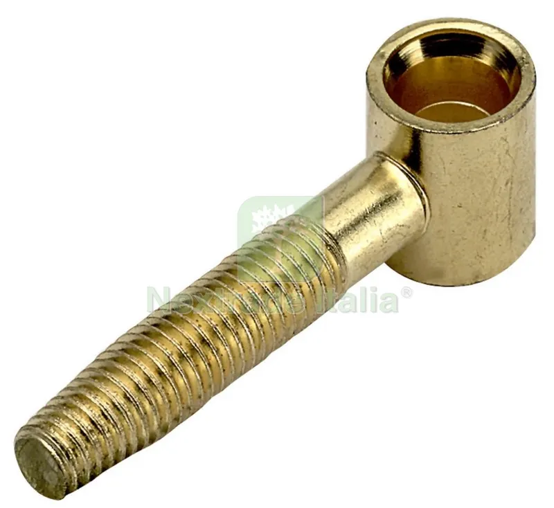 100PZ ANUBA OCCHIOLO OTTONATO DIAMETRO 14 — Minuteria metallica — rif. FERX.14384