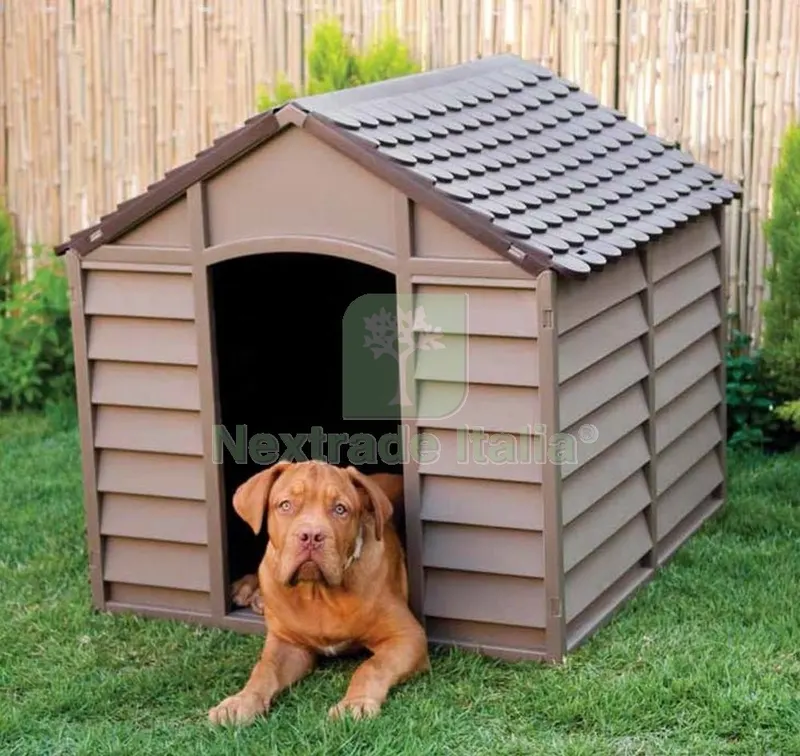 CUCCIA X CANI PVC 86X84X82H BEIGE/MARRONE — Igiene e accessori animali — rif. FERX.14464
